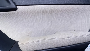 Door trim card rear right Subaru Forester 14-18 SJ black with gray insert cloth, armrest gray cloth, scratches, abrasions, for dry cleaning