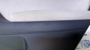 Door trim card rear right Subaru Forester 14-18 SJ black with gray insert cloth, armrest gray cloth, scratches, abrasions, for dry cleaning