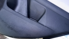 Door trim card rear right Subaru Forester 14-18 SJ black with gray insert cloth, armrest gray cloth, scratches, abrasions, for dry cleaning