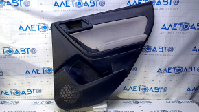 Door trim card rear right Subaru Forester 14-18 SJ black with gray insert cloth, armrest gray cloth, scratches, abrasions, for dry cleaning