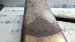 Muffler rear part with barrel Jeep Renegade 15- awd dented, rusty