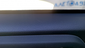 Door trim card rear right Subaru Forester 14-18 SJ black with black insert cloth, armrest black cloth, scratches, broken crepe, abrasions
