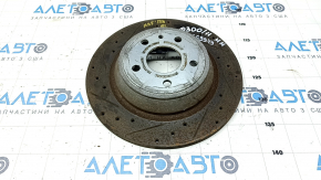 Rear left brake disc Ford Fusion mk5 13-20 300/11mm perforated, rusty