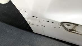 Door bare rear right Kia Niro 17-22 white SWP, color 0.25-0.3, dented