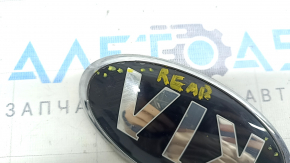 Emblem badge KIA tailgate Kia Niro 17-21 HEV, PHEV swollen varnish