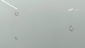 Tesla Model 3 18 bare hood - aluminum, white PPSW, paint chips