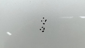 Tesla Model 3 18 bare hood - aluminum, white PPSW, paint chips