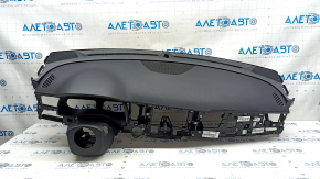 Torpedo front panel with AIRBAG Kia Niro 17-19 black, under the central speaker, rusty pyropatron