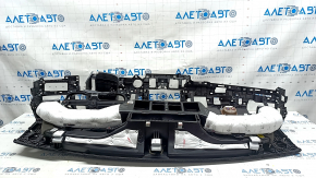 Torpedo front panel with AIRBAG Kia Niro 17-19 black, under the central speaker, rusty pyropatron
