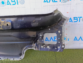 Rear panel Audi A4 B9 17- 2 parts, black, on the body