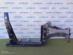 Front right quarter Nissan Rogue 14-20 black, sawn off, with central pillar, non-standard