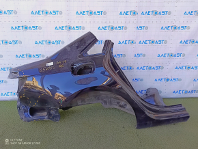 Quarter wing rear right Audi A4 B9 17- black, on the body, dents