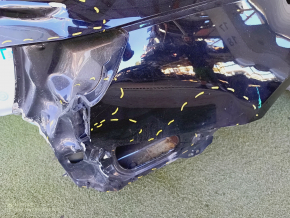Quarter wing rear right Audi A4 B9 17- black, on the body, dents
