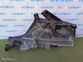 Quarter wing rear right Audi A4 B9 17- black, on the body, dents