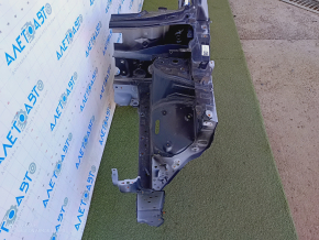 Front left quarter Nissan Rogue 14-20 black, sawn off, with central pillar, non-standard, tear
