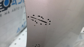 Front bare bumper Tesla Model 3 18 - for parking sensors white PPSW, scratches, bumps, broken fasteners