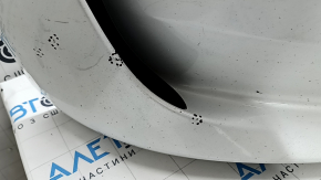 Front bare bumper Tesla Model 3 18 - for parking sensors white PPSW, scratches, bumps, broken fasteners