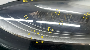 Headlight front left Tesla Model 3 18- LED, sand, streaks from the inside