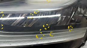 Headlight front left Tesla Model 3 18- LED, sand, streaks from the inside
