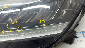 Headlight front left Tesla Model 3 18- LED, sand, streaks from the inside