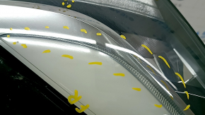 Headlight front right Tesla Model 3 18-LED, sand, scratches, streaks from the inside
