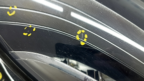 Headlight front right Tesla Model 3 18-LED, sand, scratches, streaks from the inside