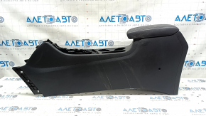 Central console armrest and cup holder Kia Niro 17-19 HEV, PHEV leather black for rear row air conditioning, for cleaning