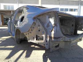 Quarter wing rear left Ford Fusion mk5 13-20 on the body, silver, rusty, dented from below
