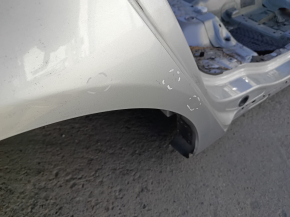Quarter wing rear right Ford Fusion mk5 13-20 on the body, silver, rusty, dented from below, bumps