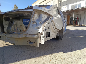 Quarter wing rear right Ford Fusion mk5 13-20 on the body, silver, rusty, dented from below, bumps