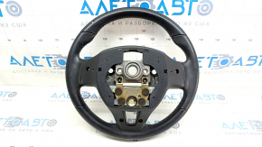 Naked steering wheel Kia Niro 17-19 HEV, PHEV leather, black, glossy overlay, scratches, tear
