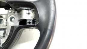 Naked steering wheel Kia Niro 17-19 HEV, PHEV leather, black, glossy overlay, scratches, tear
