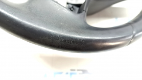 Naked steering wheel Kia Niro 17-19 HEV, PHEV leather, black, glossy overlay, scratches, tear