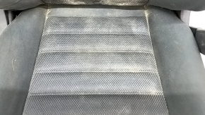 Passenger seat Ford Fusion mk5 17-20 without airbag, electric, black cloth, rusty at the bottom, needs cleaning