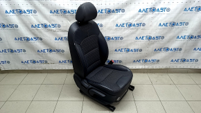 Passenger seat Kia Niro 17-22 HEV, PHEV without airbag, combined, black, mechanical, heated, burnt