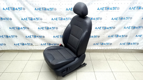 Driver's seat Kia Niro 17-22 HEV, PHEV without airbag, combined, black, electric, heated, worn leather