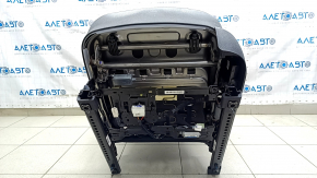 Driver's seat Kia Niro 17-22 HEV, PHEV without airbag, combined, black, electric, heated, worn leather