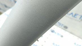 Upper left rear pillar trim Tesla Model 3 18 - gray fabric, scratches, needs cleaning