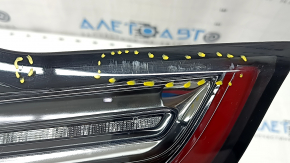 Light inside trunk lid right Tesla Model 3 18- type 2, worn