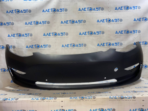 Front bumper bare Tesla Model 3 18 - for parking sensors, dents, scratches
