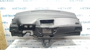Torpedo front panel without AIRBAG Honda CRV 15-16 black, scratches
