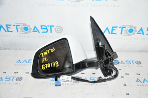 Side Mirror Left Tesla Model Y 20- 13 Pins, White
