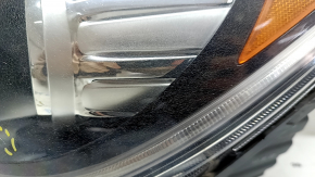 Front left headlight complete Kia Niro 17-19 HEV, PHEV with bracket, halogen, LED DRL, seal peeled off, needs polishing, scratches used