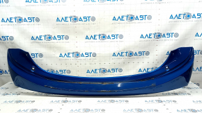 Rear bumper bare upper part Chevrolet Bolt EV 22-23 blue, with brackets, broken fastening