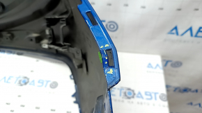 Rear bumper bare upper part Chevrolet Bolt EV 22-23 blue, with brackets, broken fastening