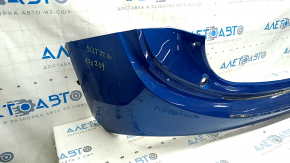 Rear bumper bare upper part Chevrolet Bolt EV 22-23 blue, with brackets, broken fastening