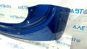 Rear bumper bare upper part Chevrolet Bolt EV 22-23 blue, with brackets, broken fastening