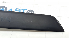Door sill trim front left outer Tesla Model 3 18 - black, scratches, varnish swelled