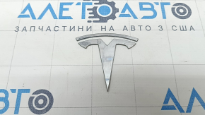 Tesla Model 3 Hood T Badge Emblem 18- Chrome, Poke