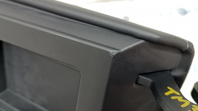 Tesla Model 3 18 center console armrest - black leather, leather defect, dry cleaning, scratches